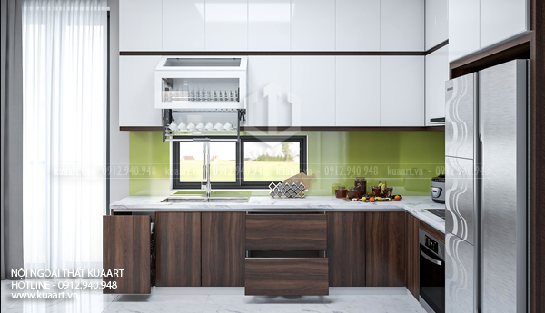 Tủ bếp nhựa 0025-15