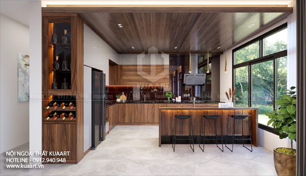 Thi Công Tủ Bếp Nhựa Picomat Cánh Acrylic Tại Hải Phòng,Quảng Ninh