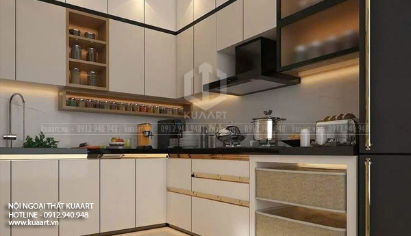 Mẫu Tủ Bếp Nhựa VIP Hoàn Thiện Uy Tín Tại Hạ Long, Quảng Ninh