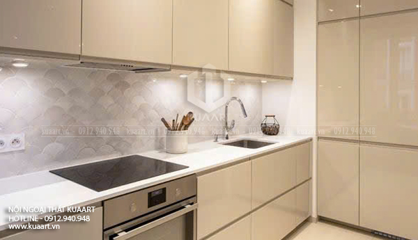 Hoàn Thiện Tủ Bếp Nhựa Cao Cấp Mrs Hân Tại Hạ Long, Quảng Ninh