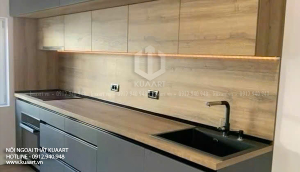 Hoàn Thiện Tủ Bếp Nhựa Cao Cấp Mr Nam Tại Hạ Long, Quảng Ninh