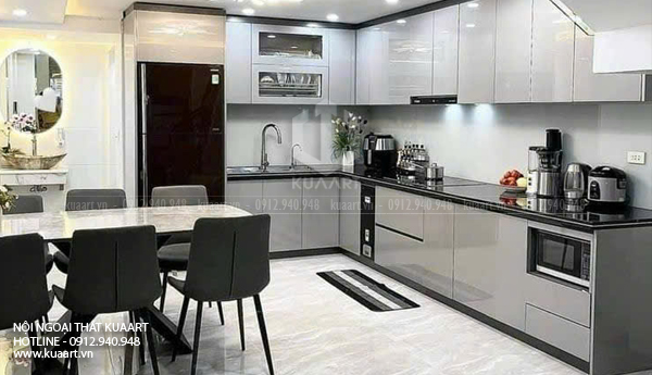 Hoàn Thiện Tủ Bếp Nhựa Cao Cấp Mrs Dung Tại Hạ Long, Quảng Ninh