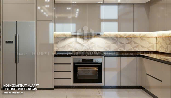 Hoàn Thiện Tủ Bếp Nhựa Cao Cấp Mrs Hoa Tại Hạ Long, Quảng Ninh