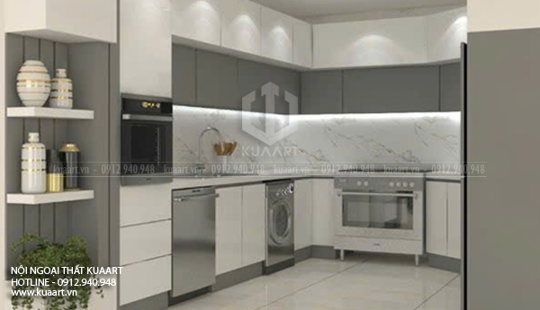 Hoàn Thiện Tủ Bếp Nhựa Cao Cấp Mr Vũ Tại Hạ Long, Quảng Ninh