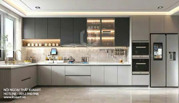 Hoàn Thiện Tủ Bếp Nhựa Cao Cấp Mrs Vân Tại Hạ Long, Quảng Ninh