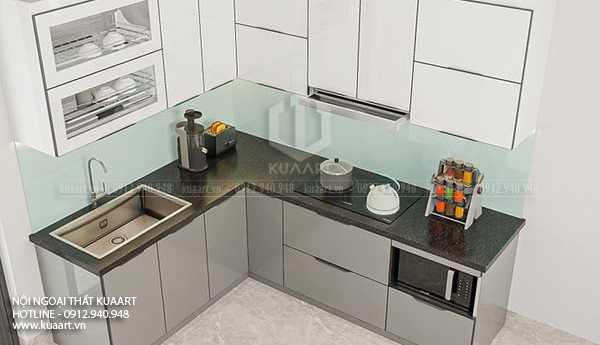 Hoàn Thiện Tủ Bếp Nhựa Cao Cấp Mrs Yến Tại Hạ Long, Quảng Ninh