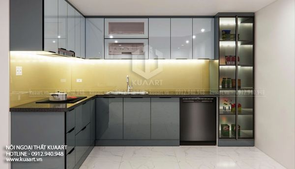 Hoàn Thiện Tủ Bếp Nhựa Cao Cấp Mrs Thơ Tại Hạ Long, Quảng Ninh