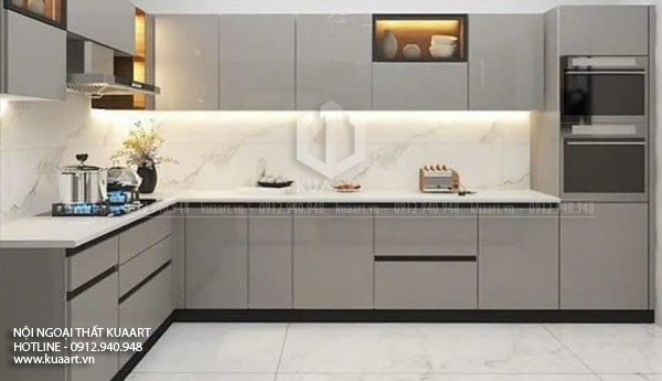 Hoàn Thiện Tủ Bếp Nhựa Cao Cấp Mr Phú Tại Hạ Long, Quảng Ninh