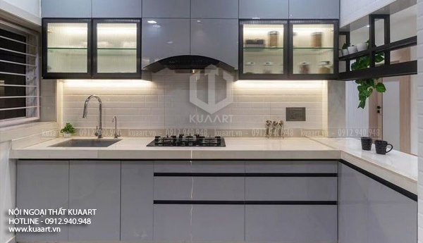 Hoàn Thiện Tủ Bếp Nhựa Cao Cấp Mr Vươn Tại Hạ Long, Quảng Ninh