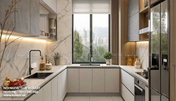 Hoàn Thiện Tủ Bếp Nhựa Cao Cấp Mr Lưu Tại Hạ Long, Quảng Ninh